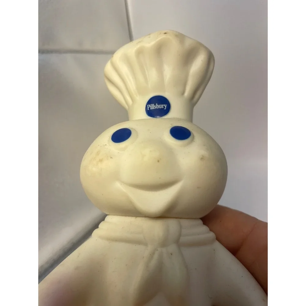 Pillsbury Doughboy Rubber Doll 1971 Vintage Advertising Figure Collectible